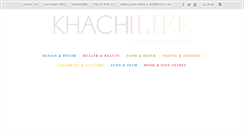 Desktop Screenshot of khachilife.com